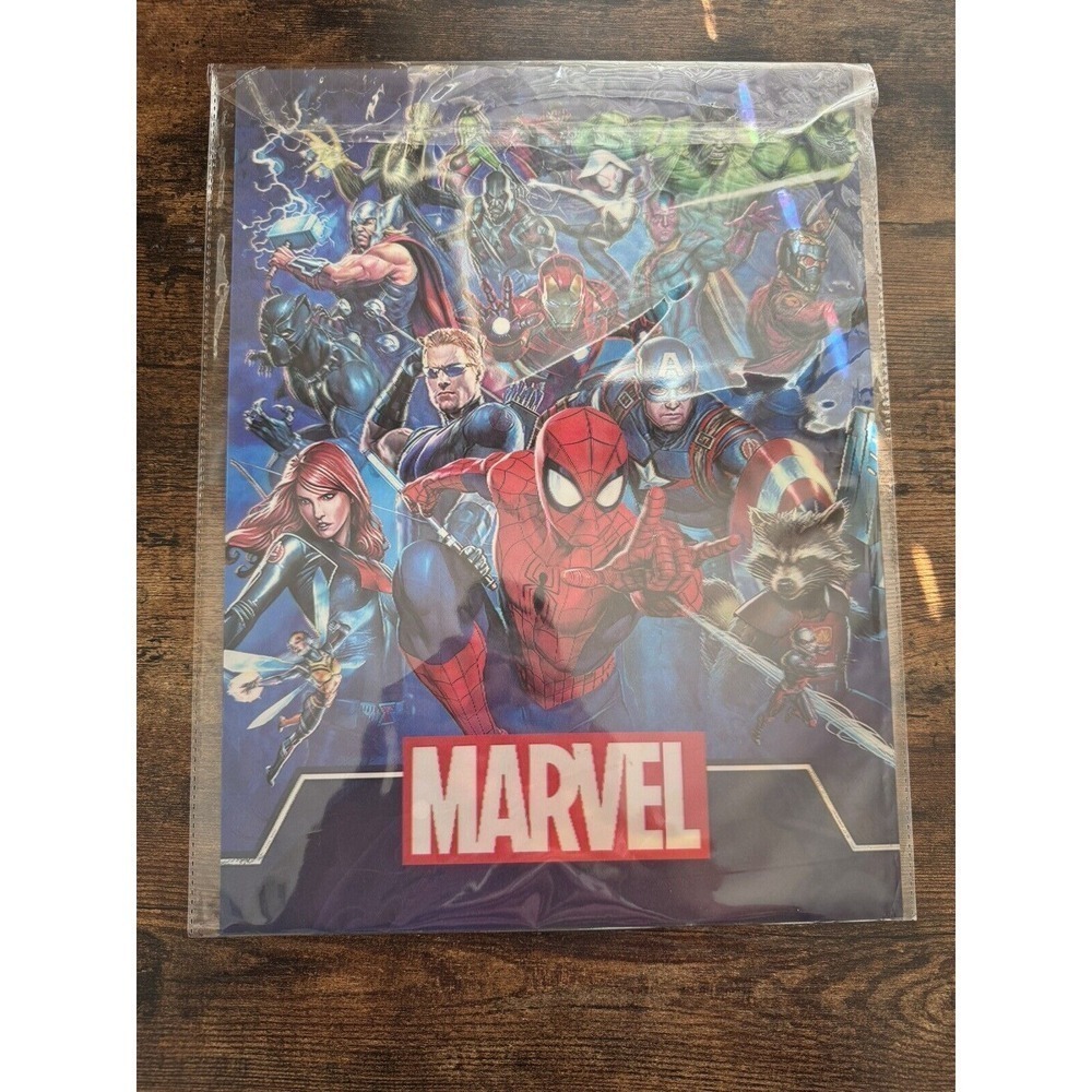 New Marvel Comics Spider-Man 3D Holographic 2 in-1 Poster Canvas New 16 X 12 - Picture 4 of 4